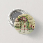 Insel von Duarte Lemos Von ,(ca.1586) Button (Vorne & Hinten)