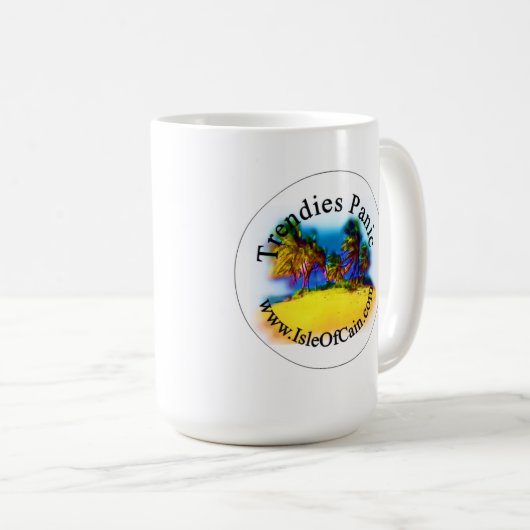 Insel von Kain Kaffeetasse (VorderseiteRechts)