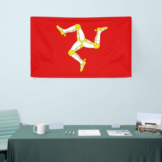Insel von Mann Flagge Banner (Messeveranstaltung)