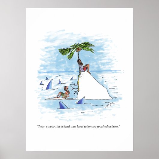 Insel war Level Matte Poster (Vorne)