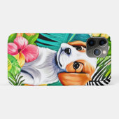 Insel Welpe: Blumenfreund Case-Mate iPhone Hülle (Rückseite (Horizontal))