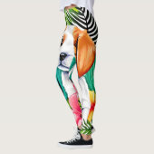 Insel Welpe: Blumenfreund Leggings (Links)