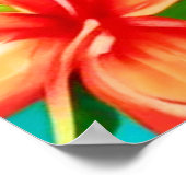 Insel Welpe: Blumenfreund Poster (Ecke)