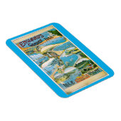 Insel Wight, England, Garteninsel, Reisen Magnet (Rechte Seite)