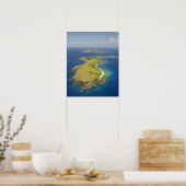 Insel Yanuya, Mamanuca-Inseln, Fidschi Poster (Küche)
