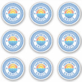 Insel Zakynthos, Griechenland Aufkleber (Vorderseite)