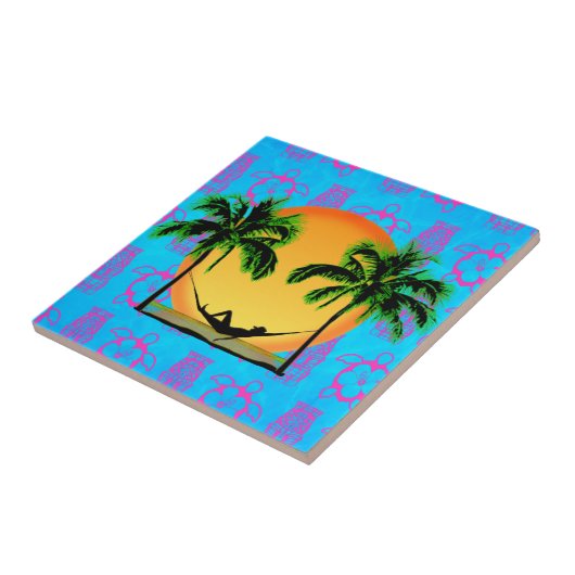 Insel-Zeit Fliese (Seite)