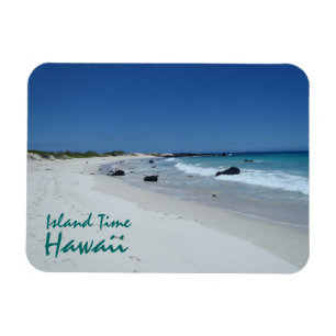 Insel-Zeit-Hawaii-Strandlandschafts-Andenkenmagnet Magnet