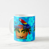 Insel-Zeit in der Hängematte Kaffeetasse (Vorderseite Links)