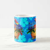 Insel-Zeit in der Hängematte Kaffeetasse (Mittel)
