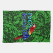 Insel-Zeit-Papagei Küchentuch (Horizontal)