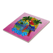 Insel-Zeit-Sonnenuntergang Fliese (Seite)