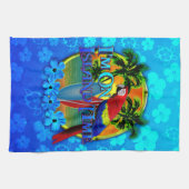 Insel-Zeit-Sonnenuntergang Handtuch (Horizontal)