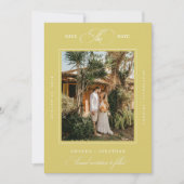 Insel-Ziel-Hochzeit Save The Date (Vorderseite)