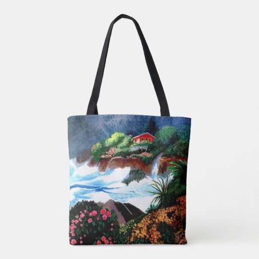 Insel Zuhause mit Crashsurf Tote Bag Tasche (Rückseite)