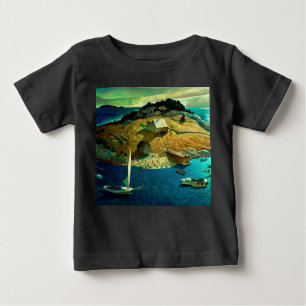 Inselbeerdigung, 1939 von Newell Convers Wyeth Baby T-shirt