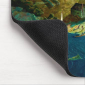 Inselbeerdigung, 1939 von Newell Convers Wyeth Mousepad (Ecke)