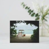 Inselboot der Malediven Postkarte (Stehend Vorderseite)