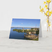 Inselboot Titicaca Karte (Gelbe Blume)