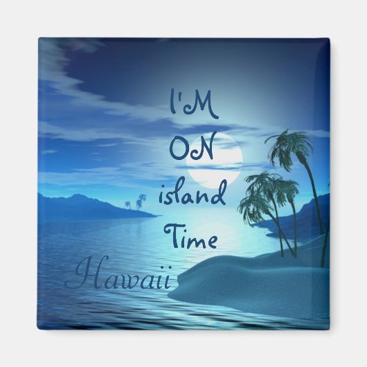 Inselbucht Hawaii Magnet (Vorne)