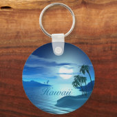 Inselbucht Hawaii Schlüsselanhänger (Vorderseite)