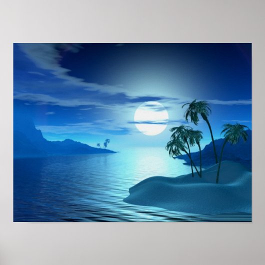 Inselbucht Poster (Vorne)