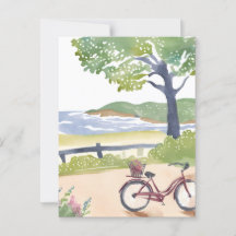 Inselfahrrad | Martha's Vineyard Watercolor