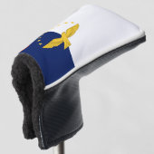 Inselflagge Golf Head Cover Headcover (3/4 Vorderseite)