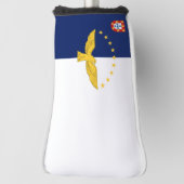 Inselflagge Golf Head Cover Headcover (Rotieren 90)