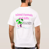Inselformale und -geschenke T-Shirt (Rückseite)