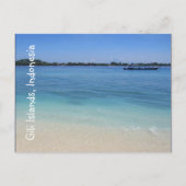 Inselgewässer von Gili Postkarte (Vorderseite)