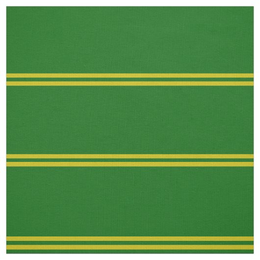Inselgrün, goldgestreiftes Design Stoff (Muster)