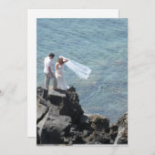 Inselhochzeit Dankeskarte (Vorne/Hinten)