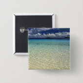 Insellandschaft, Vava'u Island, Tonga Button (Vorne & Hinten)