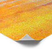 Inselmädchen surft hoch poster (Ecke)