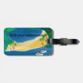 Inseln Aloha Hawaii Gepäckanhänger (Rückseite horizontal)