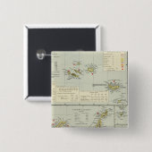 Inseln, Atlantik Button (Vorne & Hinten)