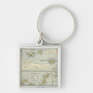 Inseln, Atlantik Schlüsselanhänger