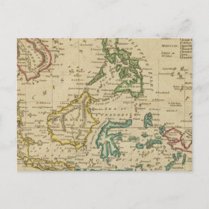 Inseln der Ostindien Postkarte