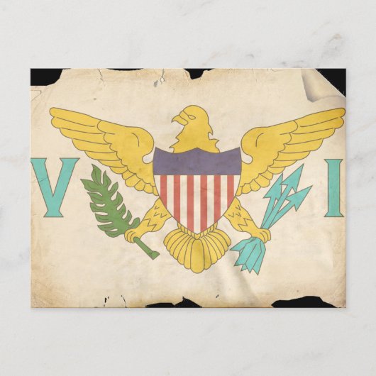 INSELN DER US-JUNGFRAU POSTKARTE (Vorderseite)