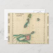 Inseln des Windes Postkarte (Vorne/Hinten)