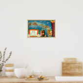 Inseln Hawaii Poster (Küche)