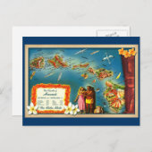 Inseln Hawaii Postkarte (Vorne/Hinten)