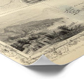 Inseln im Atlantik Poster (Ecke)