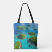 "Inseln im Beutel: Ocean Paradise Carry-All" Tasche (Rückseite)