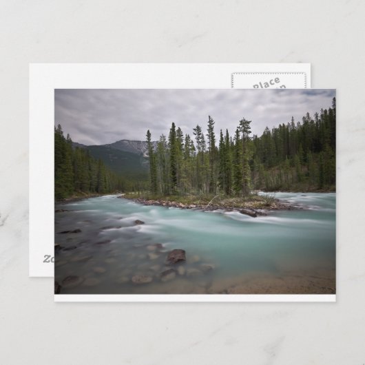 Inseln im Fluss Postkarte (Vorne/Hinten)