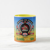 Inseln im Sun Trinbago Souvenir Tasse (Zentrum)
