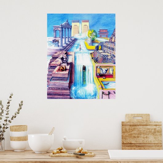 Inseln - Poster (Küche)