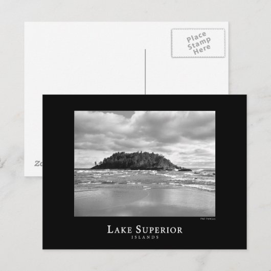 Inseln Postkarte (Vorne/Hinten)