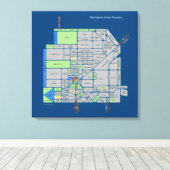 Inseln SF, 2'x2' gespannte Leinwand (Insitu (Holzboden))